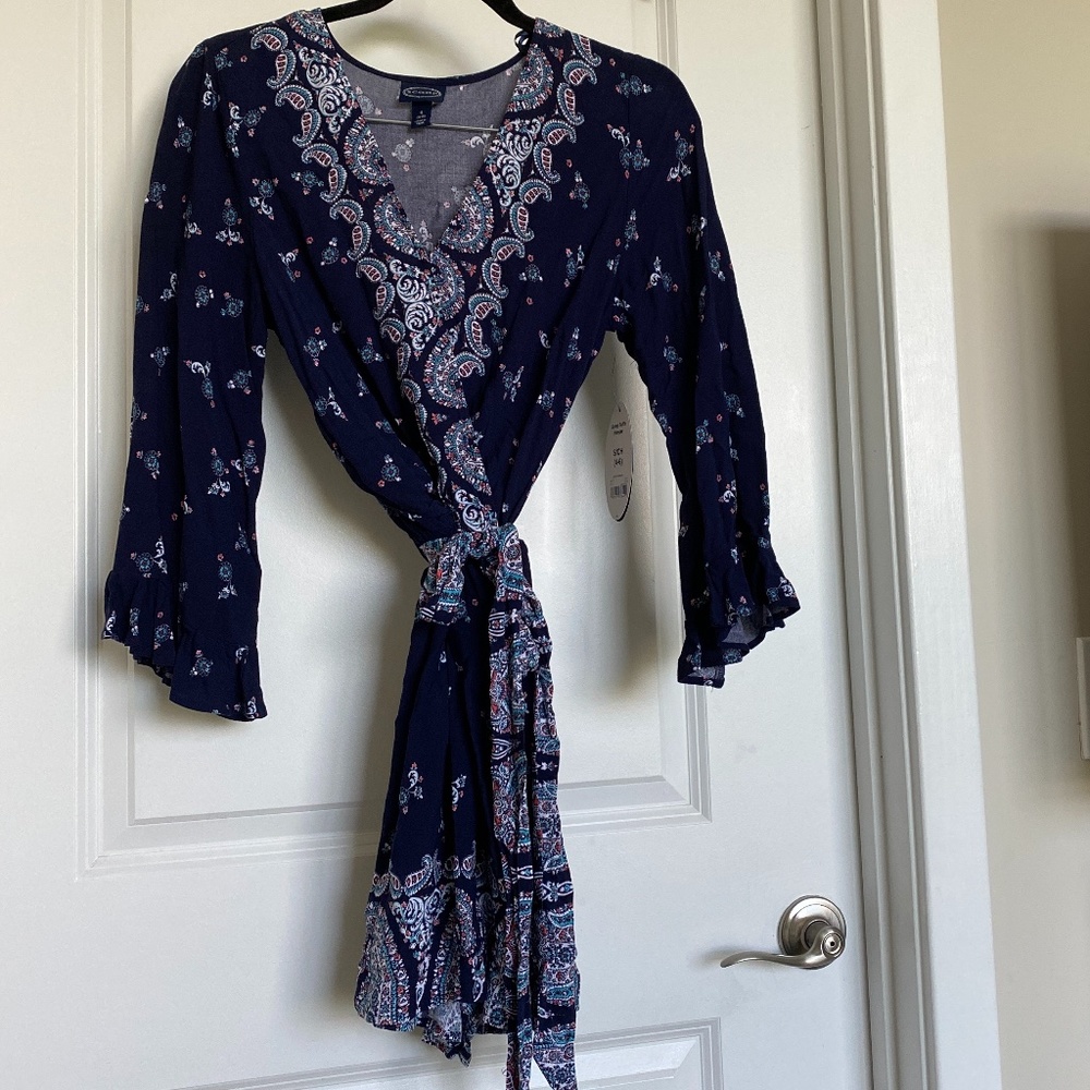 Scoop Ruffle Multi Color Romper - Picture 5 of 8